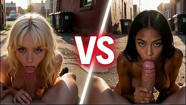 Good white girl and bad ebony girl fucked hard in the ghetto – AI Interactive Video